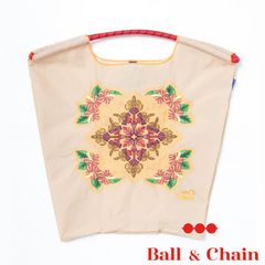 【正規品】 ボールアンドチェーン (ハワイアンキルト /ベージュ) Mサイズ  トートバッグ