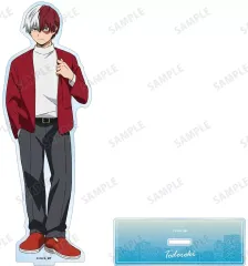 【新品】アクリルスタンド・アクリルパネル [新品] 轟焦凍 描き下ろし 記念撮影ver. BIGアクリルスタンド 「僕のヒーローアカデミア」