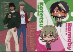 【中古】クリアファイル 鏑木・T・虎徹＆バーナビー・ブルックスJr. A4クリアファイル(2枚入り) 「TIGER ＆ BUNNY コラボレーションカフェ powered by Animax Cafe+」