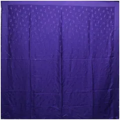 クリスチャンディオール 大判ストール 正方形 パープル 中古 ABランク