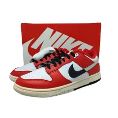 NIKE ナイキ Dunk Low Retro PRM Chicago Split スニーカー DZ2536 600 27 レッド