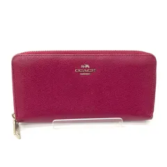 【COACH】コーチ 長財布 ラウンドファスナー レザー レディース☆
