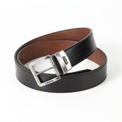 メンズベルト 人気ブランド リーバイス Levi's リバーシブル レザーベルト 35mm 両面バックルロゴ USA直輸入 11LV120050 送料無料