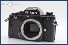 ジャンク Nikon FA フィルムカメラ 一眼レフ ブラック ニコン ボディ Amazon | nikon FA ブラック | 一眼レフカメラ 通販