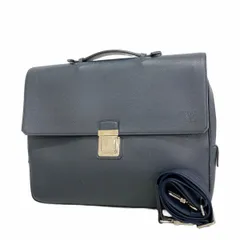 【5fe6203-h】ルイヴィトン ブリーフケース タイガ ヴァシリPM M32640 ボレアル【中古】メンズのサムネイル