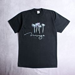 【VINTAGE】90s～00s USA製 フェードブラック Tシャツ シングルステッチ ラスベガス キラキラプリント