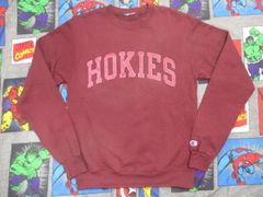 Champion チャンピオン バージニア工科大学ホーキーズ スウェットシャツ M エンジ USAカレッジ古着