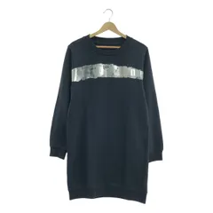 MM6 Maison Martin Margiela / エムエムシックスメゾンマルタンマルジェラ | 2015AW | オーバーシルエット ロング スウェット トレーナー | M | ブラック | レディース