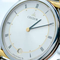 494セイコー　クレドール　7779-6000 18K ラウンド　コンビ　腕時計
