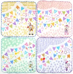 【中古】雑貨 集合 ミニタオル4枚セット 「ダッフィー＆フレンズのハッピーマーチングファン」 東京ディズニーシー限定