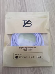 34‐2　Lightningコネクタ　USBケーブル　ライトニングケーブル　充電・データ転送用　iPhone ／iPad／ iPod  　Apple製品に対応　充電器　アイフォン