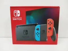 Nintendo 任天堂 Nintendo Switch ニンテンドースイッチ 新型 ネオンレッド ネオンブルー HAD-S-KABAH 完品 未使用品 [M-4596]