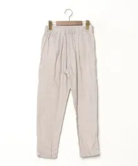 【美品】URBAN RESEARCH DOORS◆リネン混テーパードイージーパンツ◆ベージュS-M(38)◆