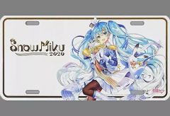 [중고] 잡화 스노우 미쿠 2020 번호판 [SNOW MIKU 2020]