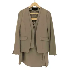 エムエフエディトリアル M.F.EDITORIAL ノーカラージャケット＆タイトスカート セットアップ レディース  上下L