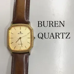 【レア！レトロビンテージ、稼働中】BUREN レディース アナログ腕時計 レア！レトロビンテージ、稼働中】BUREN レディース アナログ腕時計