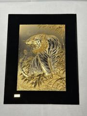 虎 プレート 金メッキ 24KGP