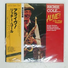 帯 国内盤 RICHIE COLE/ALIVE AT THE VILLAGE/SEVEN SEAS K26P6150 LP