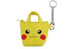 送料無料  ポケットモンスター ミニトートバッグキーリング フェイス  ピカチュウ  ポケモン  ゲーム  アニメ  テレビ  映画  キーホルダー  リールキーホルダー  キーチェーン  小物入れ  ミニバッグ  キーチェーン  バッグ  グッズ  かわい