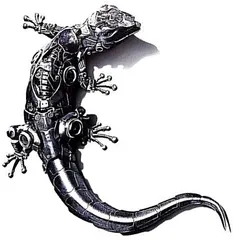 MIMIA 3D 風 ステッカー 車 トカゲ ヤモリ バイク シール 立体 おしゃれ カスタマイ エンブレム ドレスアップ とかげ やもり