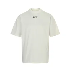 【今日WTO】OFF WHITE エアポートテープケーションプリント半袖-UX87
