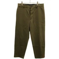 ATON エイトン BACK SATIN BASIC PANTS ウールパンツ 6682604 カーキ 06のサムネイル