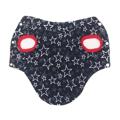 犬服 リバーシブル 犬用防寒ジャケット防寒コート 防寒ベスト 冬服 秋 冬 犬の服 可愛い リバージブル中綿ベスト 前開き ボタン 着脱簡単 冬用アウトドアウェア 猫服 防寒 ドッグウェア ペット服 ワンコ服 小型犬【③ネイビー星×レッド】