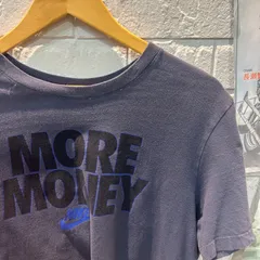 古着　L NIKE プリント　紺　Tシャツ
