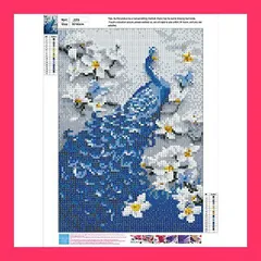 【スタッフおすすめ！】5Dダイヤモンドアート塗装 ダイヤモンドアート 高貴な青いクジャクモザイクアート DIY 手芸キット ダイヤモンドビーズ絵画 キット 人気 手作り芸術品装飾 大人、子供、初心者向け ビーズアート 30x40 cm