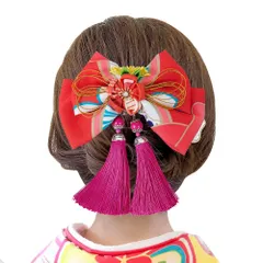 髪留め 飾り 髪 結婚式 ヘアアクセサリー 和装 振袖 着物 浴衣 七五三 袴 リボン 3タイプ リボン 和 りぼん 成人式 卒業式 髪飾り [OTAKUMARKET]