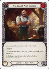 【中古】Flesh and Blood 1HP082[C]：Stonewall Confidence (1)