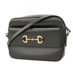 グッチ(Gucci) グッチ ショルダーバッグ ホースビット 645454 レザー ブラック レディース P842878のサムネイル