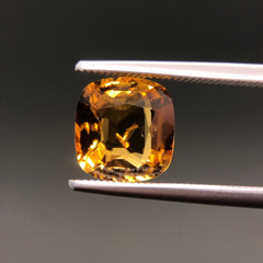 天然非加熱　ゴールドイエロー　トルマリン　ルース　2.27ct　美濃色　希少　男女兼用　AIGS鑑別書付き