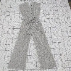 ◇ ⊂ EGOIST エゴイスト ニット ノースリーブ オールインワン サイズ表記なし グレー系 レディース E  【1509100070498】