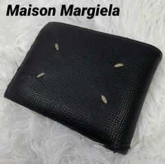 Maison Margiela 三つ折り財布　ブラック　4ステッチ
