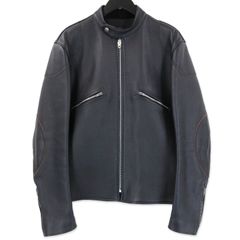 ADDICT CLOTHES アディクトクローズ シングルライダース AD-05 CLUBMAN JACKET シープスキン DARKBLUE 4471010201