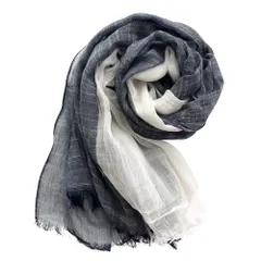 [DAMILY] ストール メンズ 大判 マフラー 無地 春夏秋 柔らかい おしゃれ ショール フリンジ スカーフ 大判 ガーゼ カジュアル 冷房対策 通学 通勤 男女兼用 プレゼント