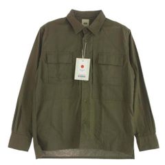 FOB ファクトリー FOB FACTORY F3498 L/S FIELD SHIRT フィールド ロングスリーブ シャツ カーキ系 S【新古品】【未使用】【中古】