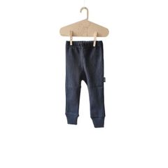 《COODO》リブ　レギンス／ THICK RIBBED LEGGINGS(104サイズ)_black