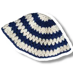 コットン100%帽子 オールシーズン クラッシャーハット バケットハット クロシェハット ビーニー フェミニン 大人カジュアル お洒落 オーダーメイド ハンドメイド