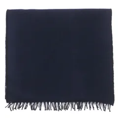 ❤お得なお品❤クリーニング済み カシミヤマフラー ダークネイビー