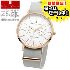 サルバトーレマーラ SM15117-PGWHPG-GY 国内正規品 腕時計