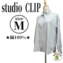 studio CLIP【M】ロイヤルオックスマルチシャツ オフィスカジュアル