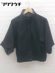 ◇ Ray BEAMS レイ ビームス スタンドカラー 五分袖 ジャケット ブラック レディース 【中古】 【1002801349660】