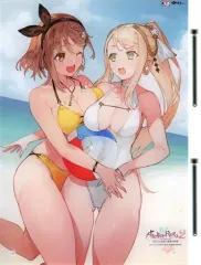 【中古】雑貨 [単品] ライザ＆クラウディア 描き下ろしA4アクリルプレート 「PS4/Switchソフト ライザのアトリエ2 ～失われた伝承と秘密の妖精～ プレミアムボックス[ゲーマーズ限定版]」 特典