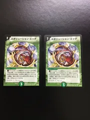 デュエマ　エボリューション・エッグ　U DM22 35/55/Y5 2枚セット(店舗併売)