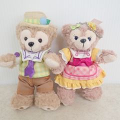 ダッフィー/シェリーメイ ぬいぐるみバッジ ケープコッドスプリングタイム まとめて2点セット ディズニー DISNEY