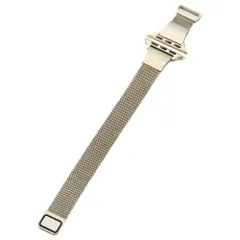 【新品・5営業日で発送】ELECOM エレコム Apple Watch41／40／38mm／バンド／シャンパンゴールド(AW-41BDSSMJGD)