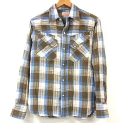 ◆SUGAR CANE シュガーケーン 長袖 チェック ウエスタン シャツ 日本製 メンズ