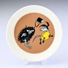 新品 アラビア プレート 絵皿 19.5cm ムーミンコレクション スティンキー ブラウン 1062216 北欧